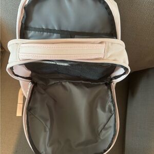 Pink and Gray Backpack